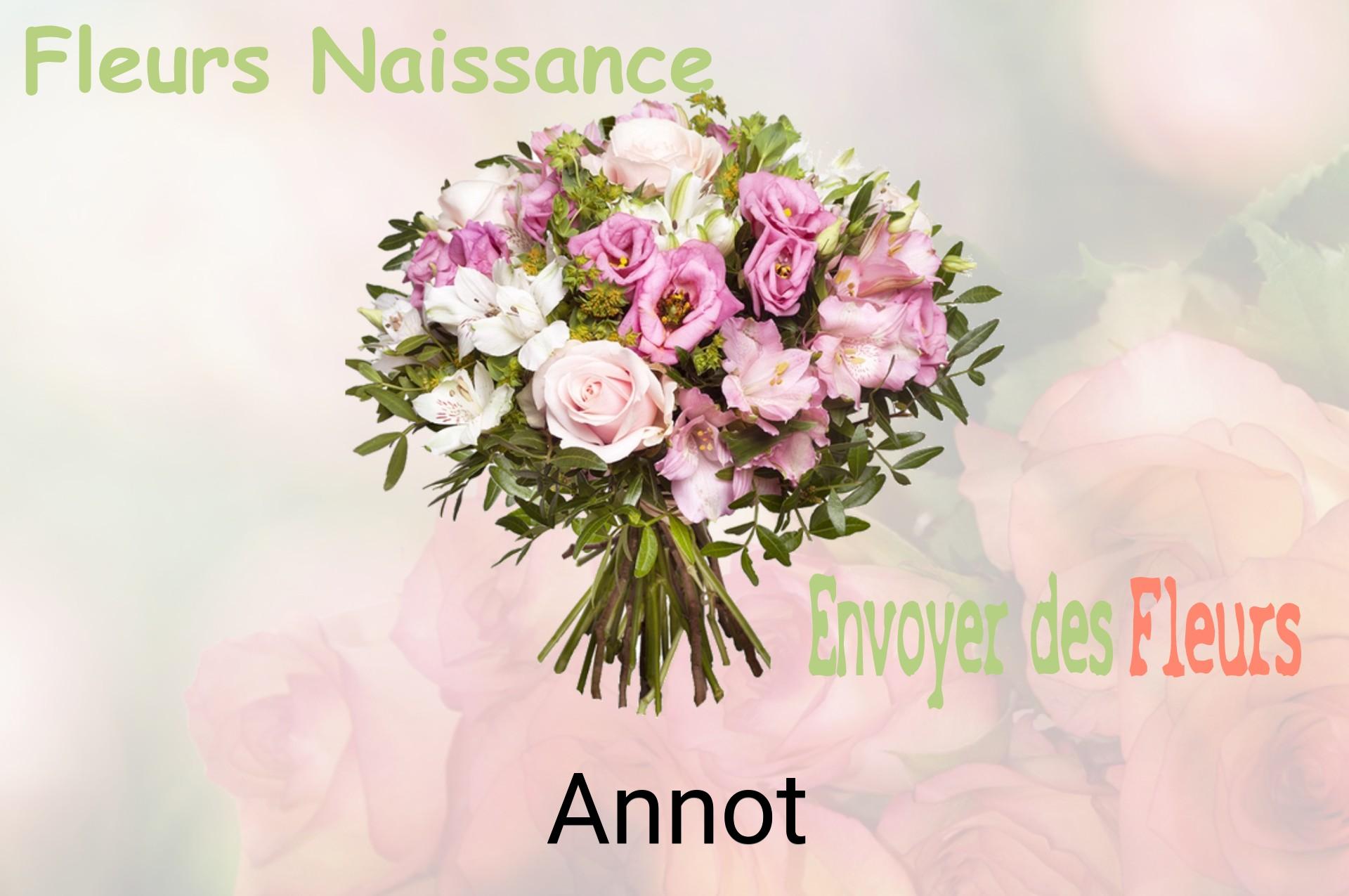 Bouquet de fleurs de naissance livré à Annot